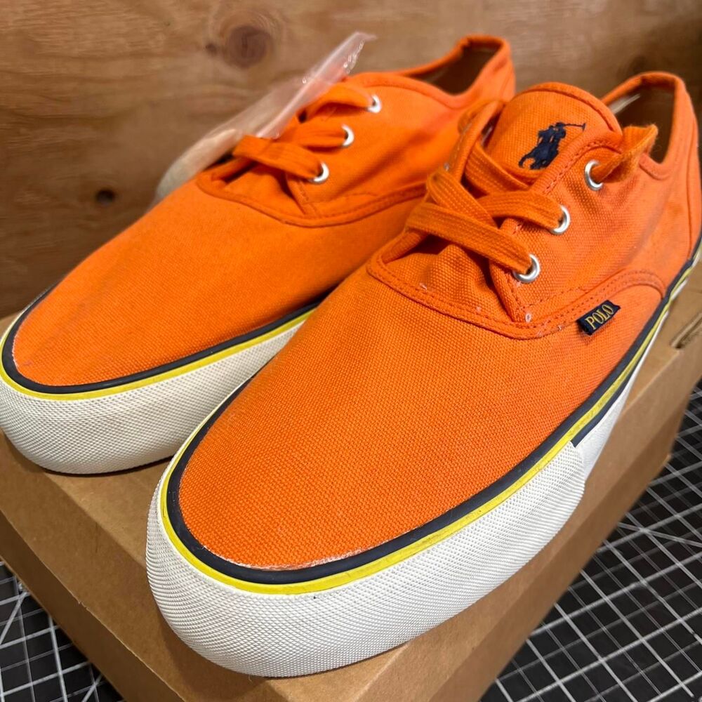 Ralph-lauren Men's Orange Trainers